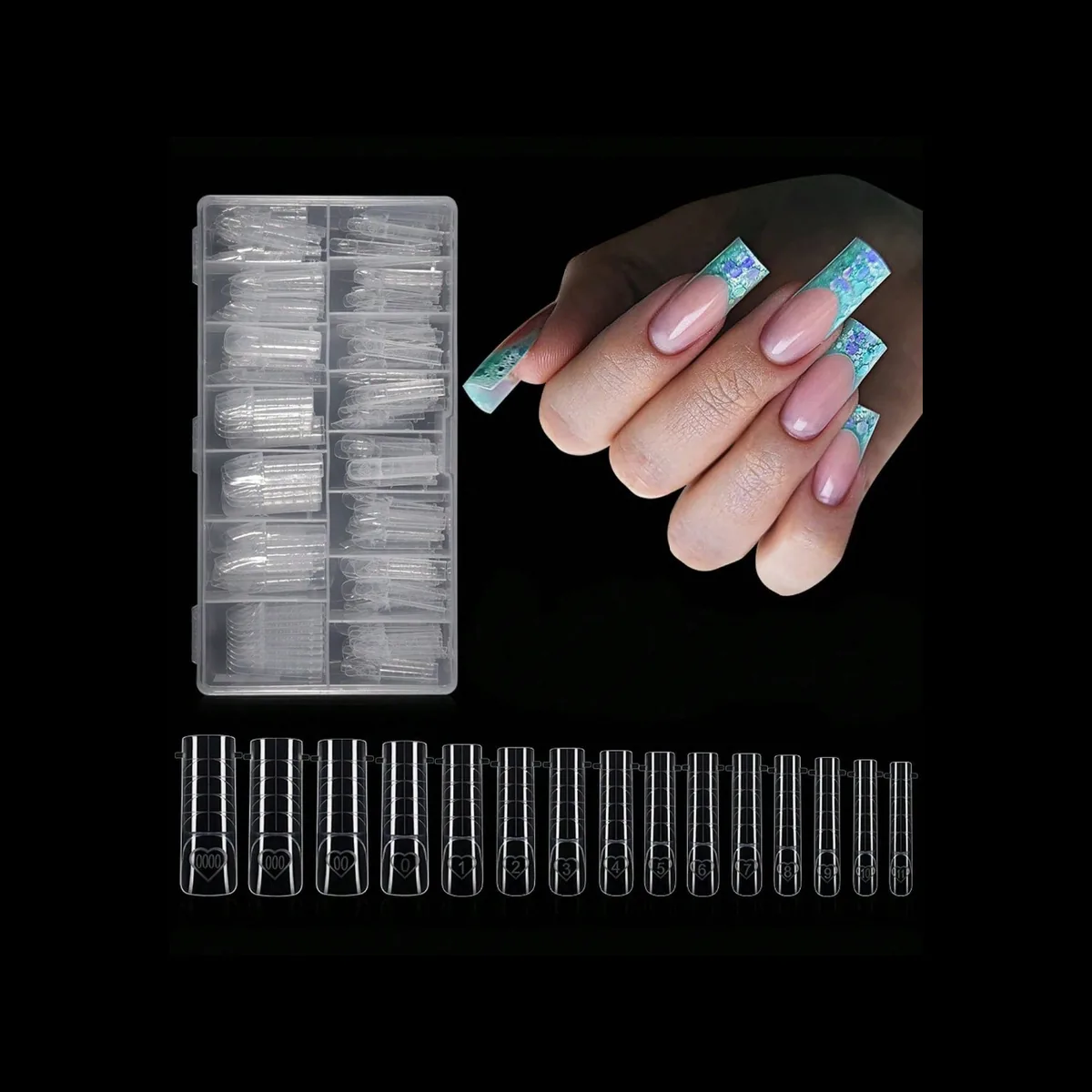 DUAL FORM French Nail - 150 un.