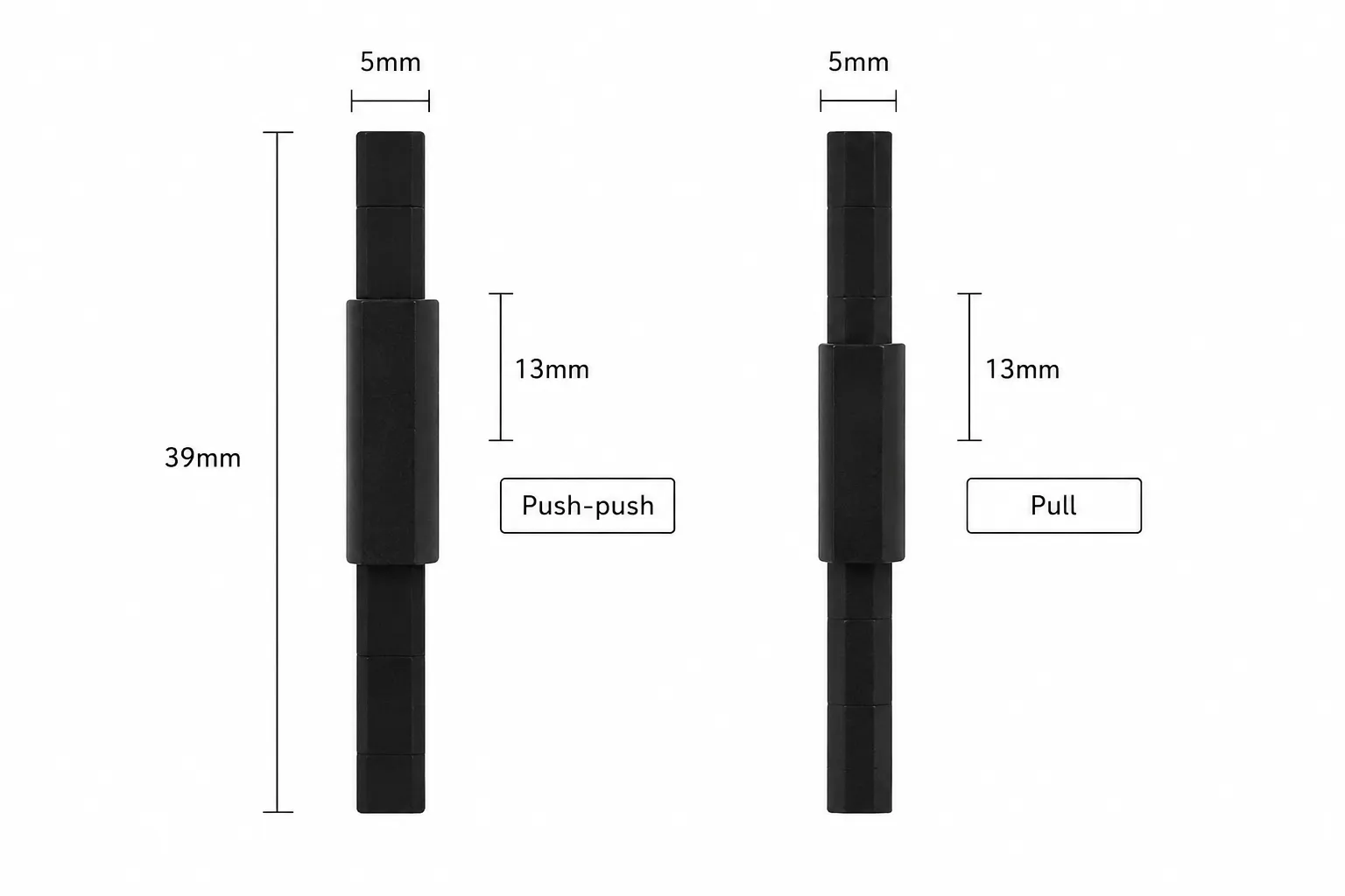 Bastão Magnético Cat Eye Dupla Face