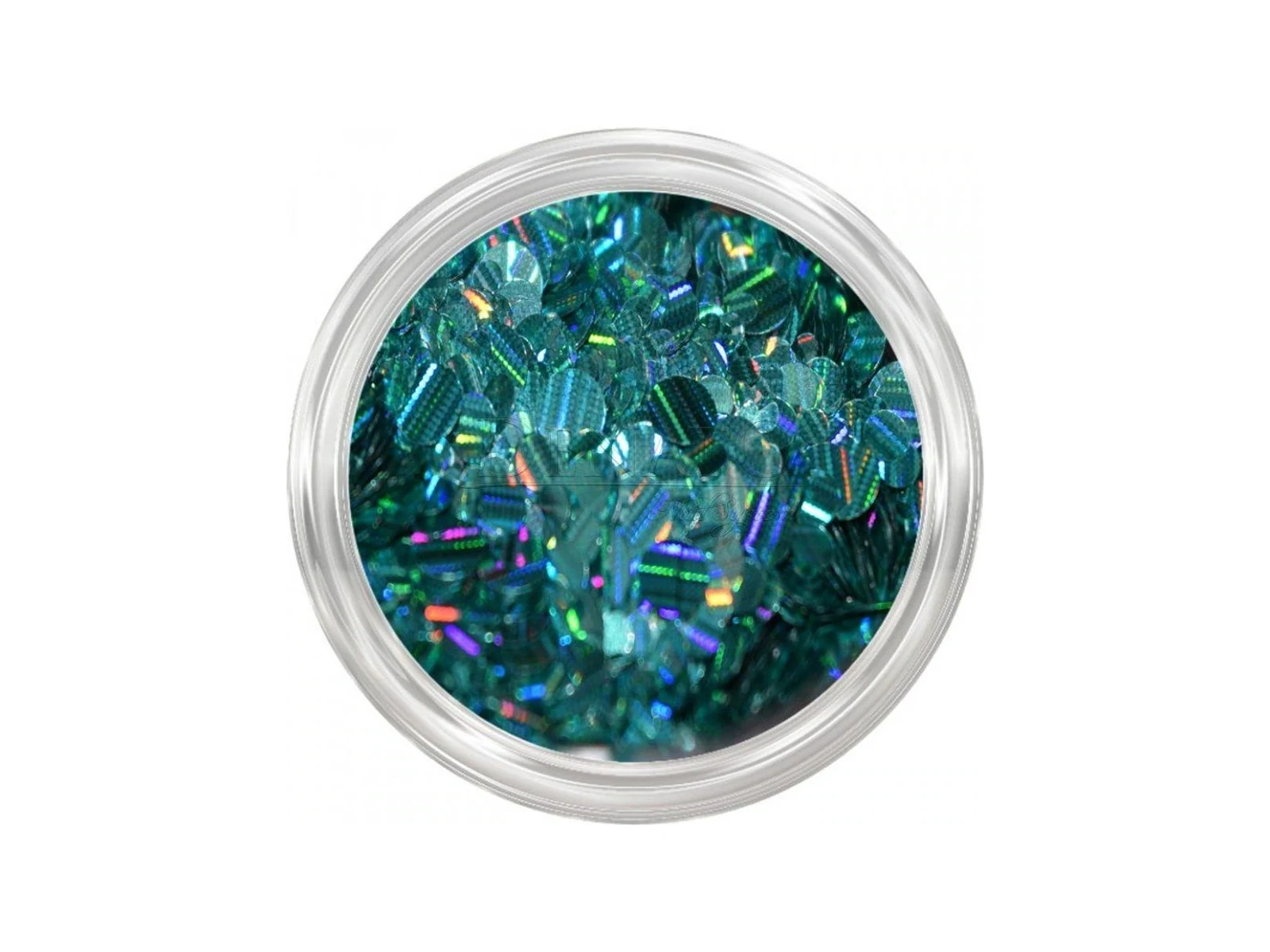 Hologram Round Turqoise