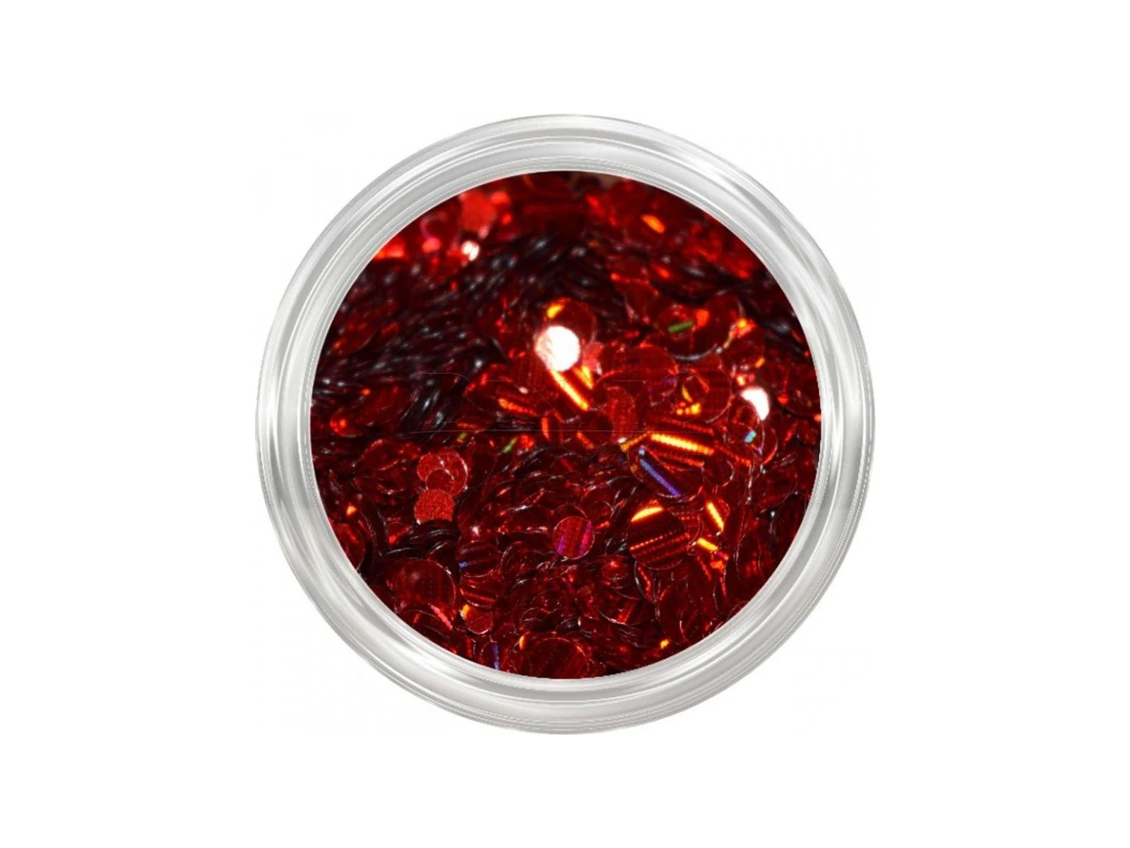 Hologram Round Red