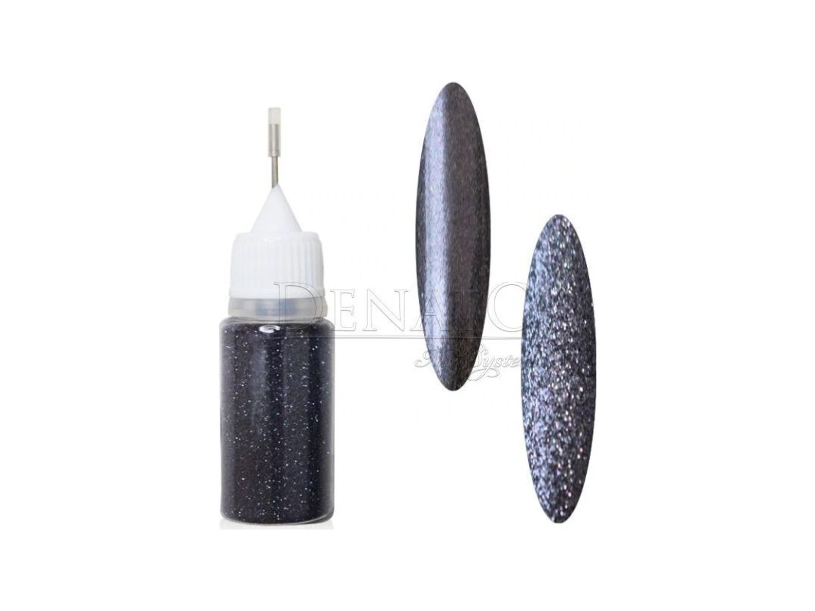 Blown Glitter Summer Night Black Shine
