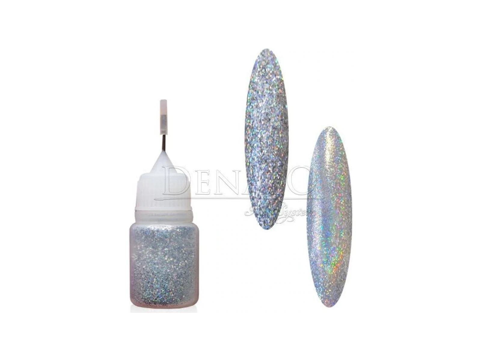 Blown Glitter Glamor Silver