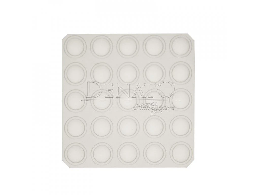 Almofada de silicone para identificação de gel